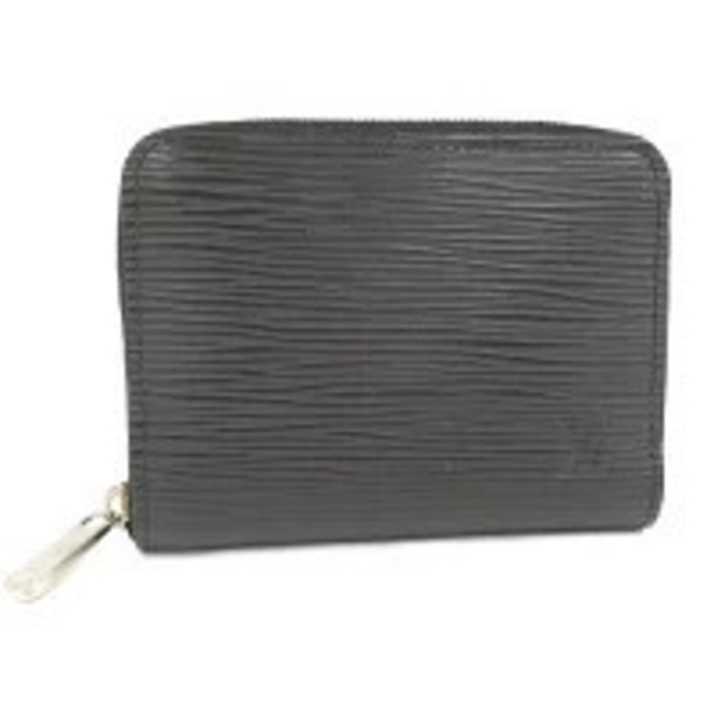 LOUIS VUITTON Zippy Wallet Coin Epi Noir Black